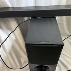 Sony Soundbar And SubWoofer