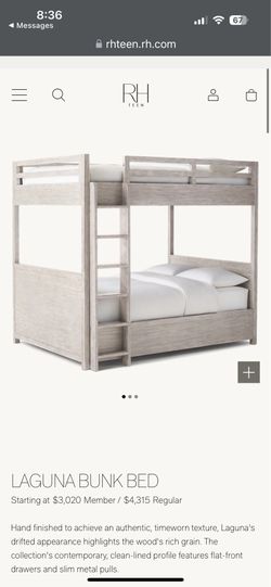 Restoration Hardware Bunk Bed