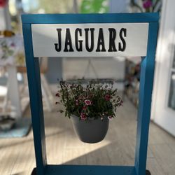 Hand Built Team Color Plant Hanger 