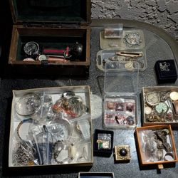 Rare Old Silver And Gold Jewelry And Coins 