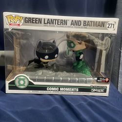Green lantern and Batman funko