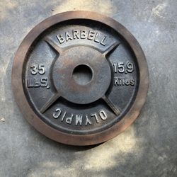 35 pound plates (4 available)