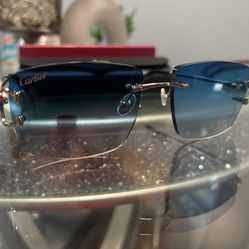 Blue Cartiers Glasses 