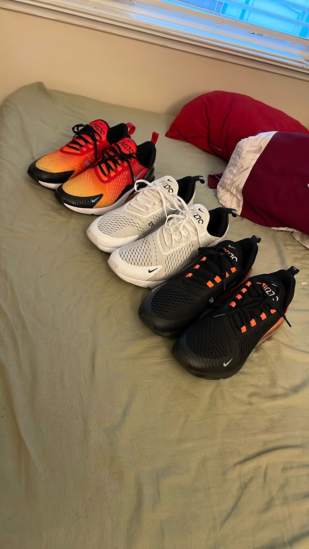 Air Max 270 Size 10 Men All 3 Bundle