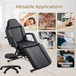 Chair massage saloon w/stool