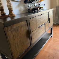 Sideboard, buffet, or credenza. 