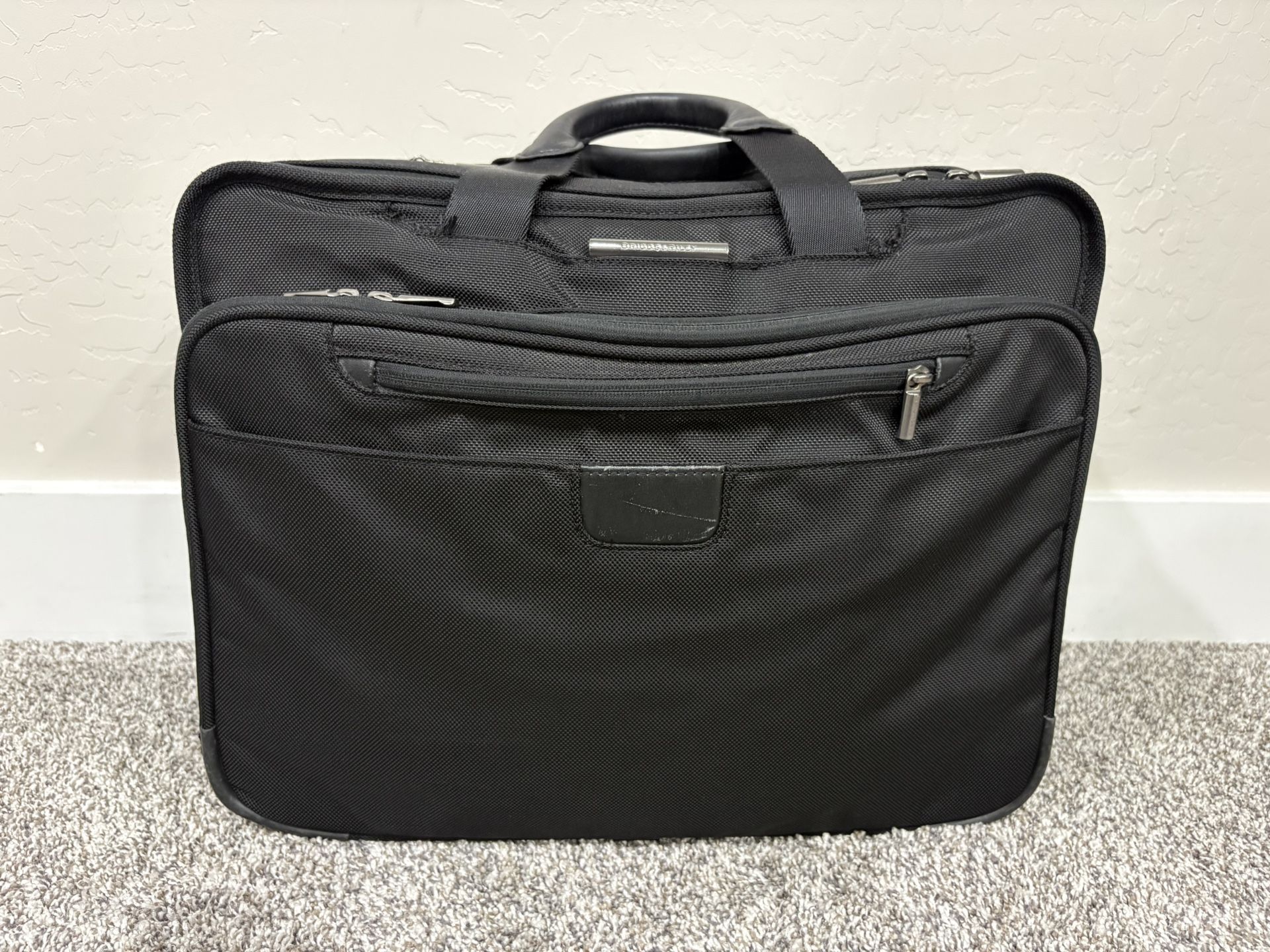 BRIGGS & RILEY ‘@Work’ Black Nylon Expandable Wheeled Briefcase - KR404X-4