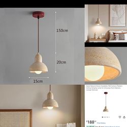 Nordic yellow pendant lights 2 NEW- 2 lámparas Colgantes NUEVS