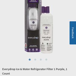 Everydrop ice and water refrigerator filters 1& 2