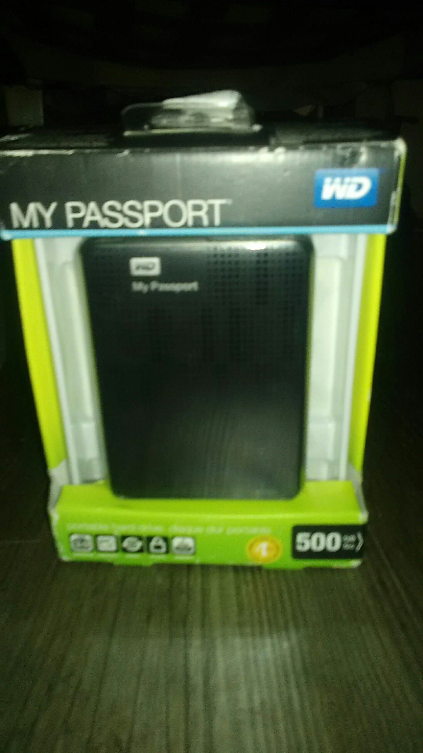 WD my passport 500gb