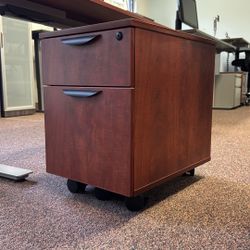 Commercial Grade Mobile Two Drawer File Cabinet