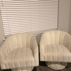 Beige swivel Chairs