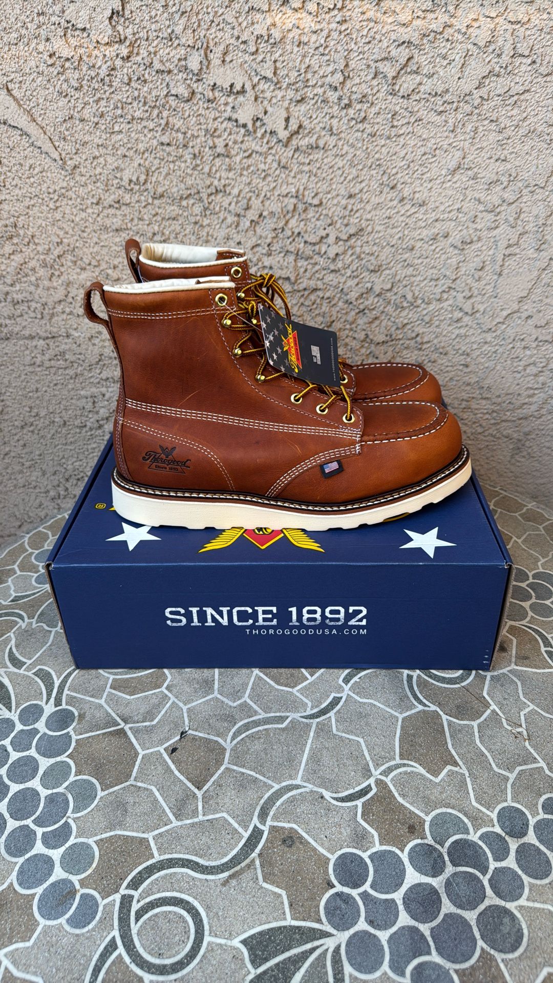WORK BOOTS THOROGOOD STEEL TOE SIZE 10.5 MENS