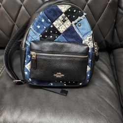 Authentic Coach Backpack/Purse 
