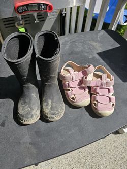 Rain Boots and Sandals