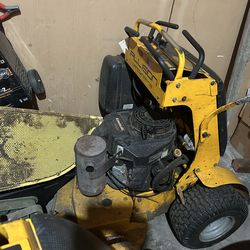 3 Wright 36” stand on lawn mowers.