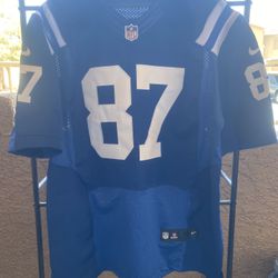 Nike On Field Blue Indianapolis Colts Reggie Wayne Jersey Size 48 
