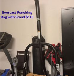 Everlast heavy bag with stand