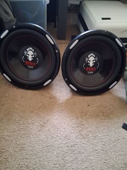 12 inch boss speaker set