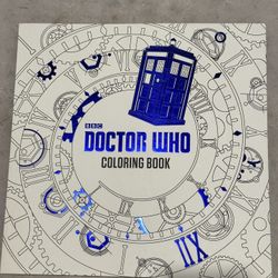 3 set Doctor Who coloring book Dot to Doc color by numbers 