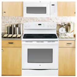 GE 1.6 cu. ft. Over-the-Range Microwave in White