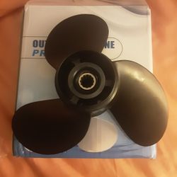 Tohatsu brand outboard engine for small boat.  