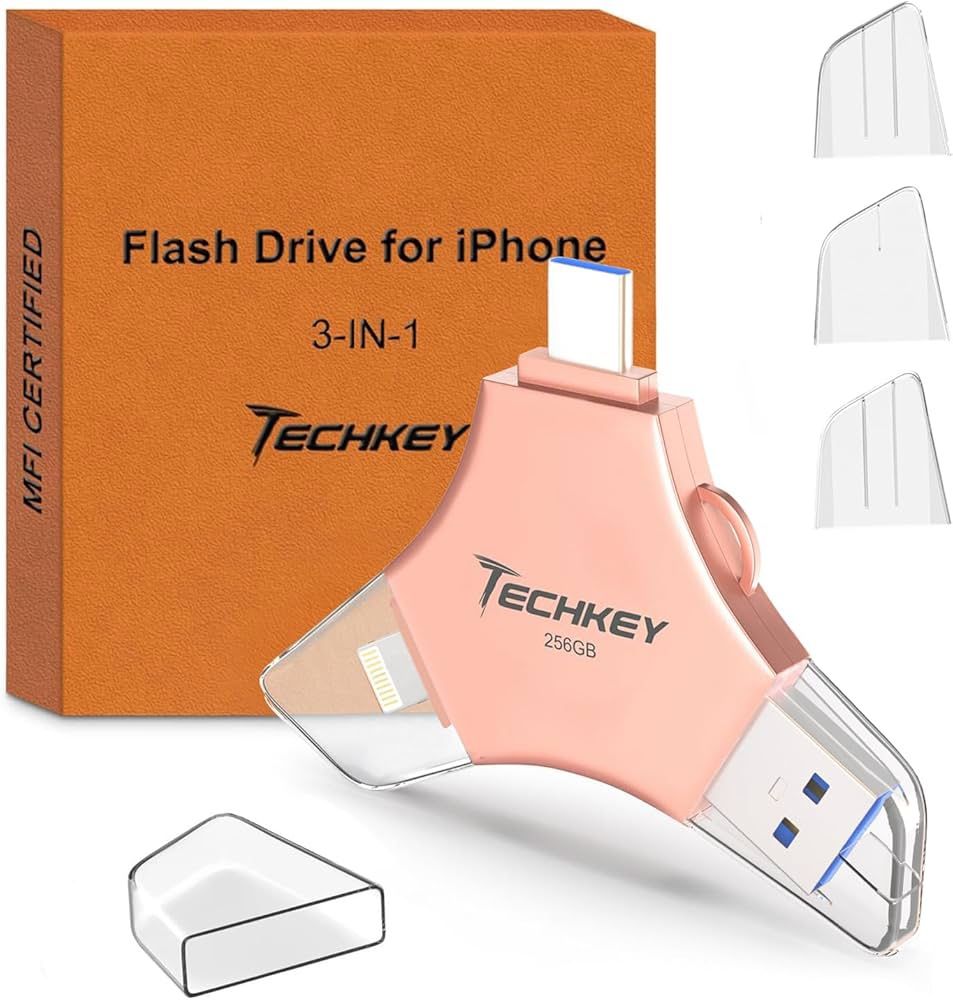 3-in-1 Flash Drive for iPhone 256GB