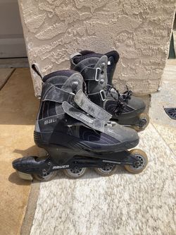 Bauer in-line skates rollerblades men’s size 10.5 inline for fitness hockey