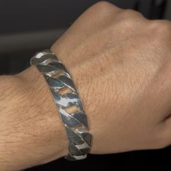 Silver Cuban Bracelet 