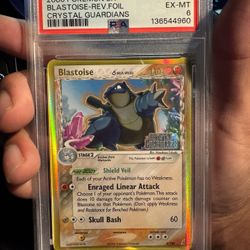 Blastoise Crystal Guardians PSA 6 