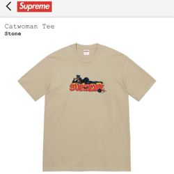 Supreme Catwoman Tee Stone Sz M