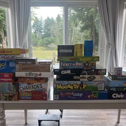 Huge Board/Card Game And Puzzle Lot (35 Total)