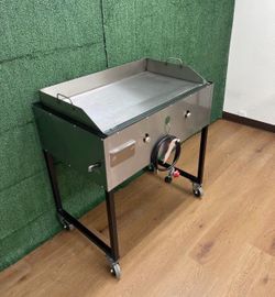 Plancha De 36” | Plancha De Fierro | Patas Desmontable | Incluye Manguera Y Regulador