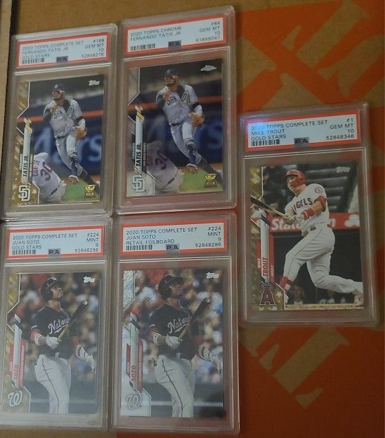 (x5 Lot) 2020 Topps Collection (#'d And Parallels)