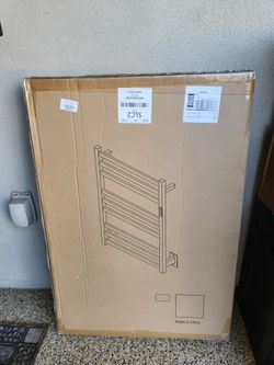 9-Bar Electric Heated Towel Warming Rack