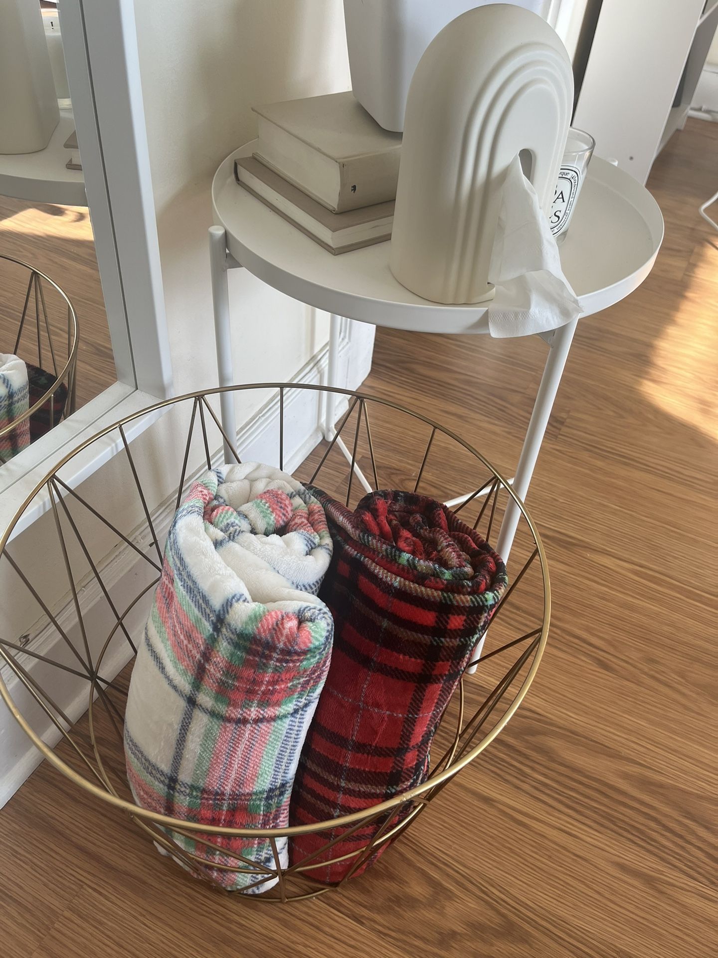 Red Plaid Throws