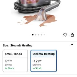 Carpet cleaner machine