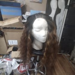 Pretty Brown Curly Wig