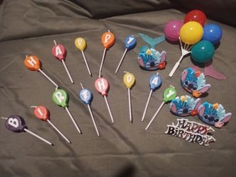 Birthday cake decoration toppers(everything pictured)