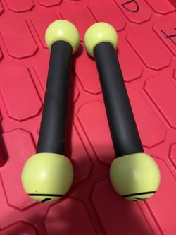 Zumba Toning Sticks, Hand Weights for Women, Dumbbell Weight Set, 1 Pound