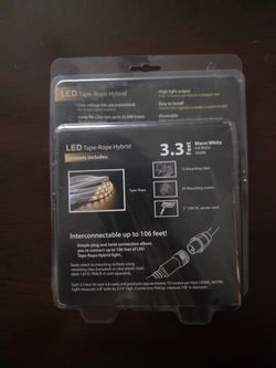 American Lighting LED Tape Rope Hybrid Light Kit 3.3 ft Warm White 3000K