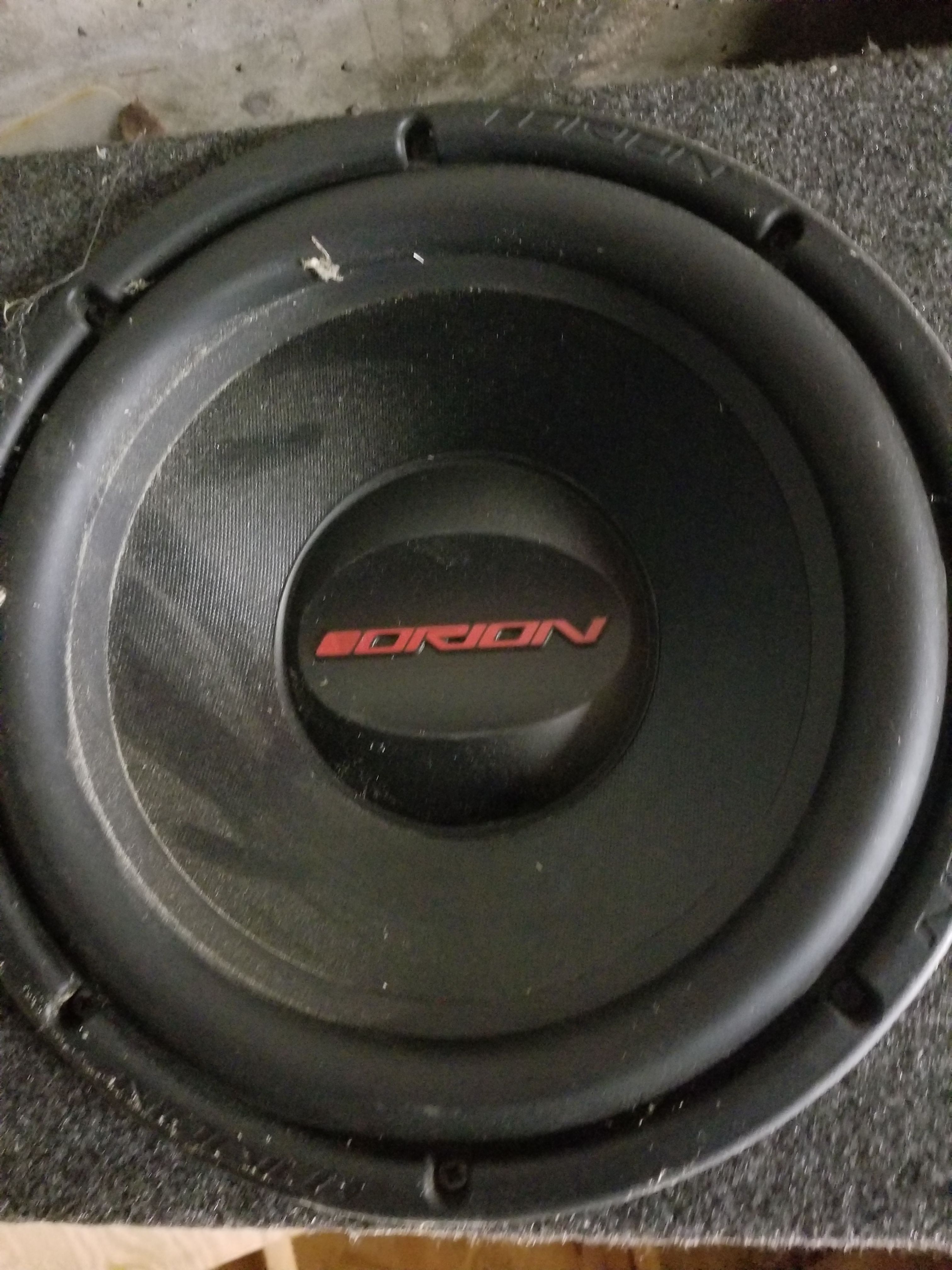 12" subwoofer