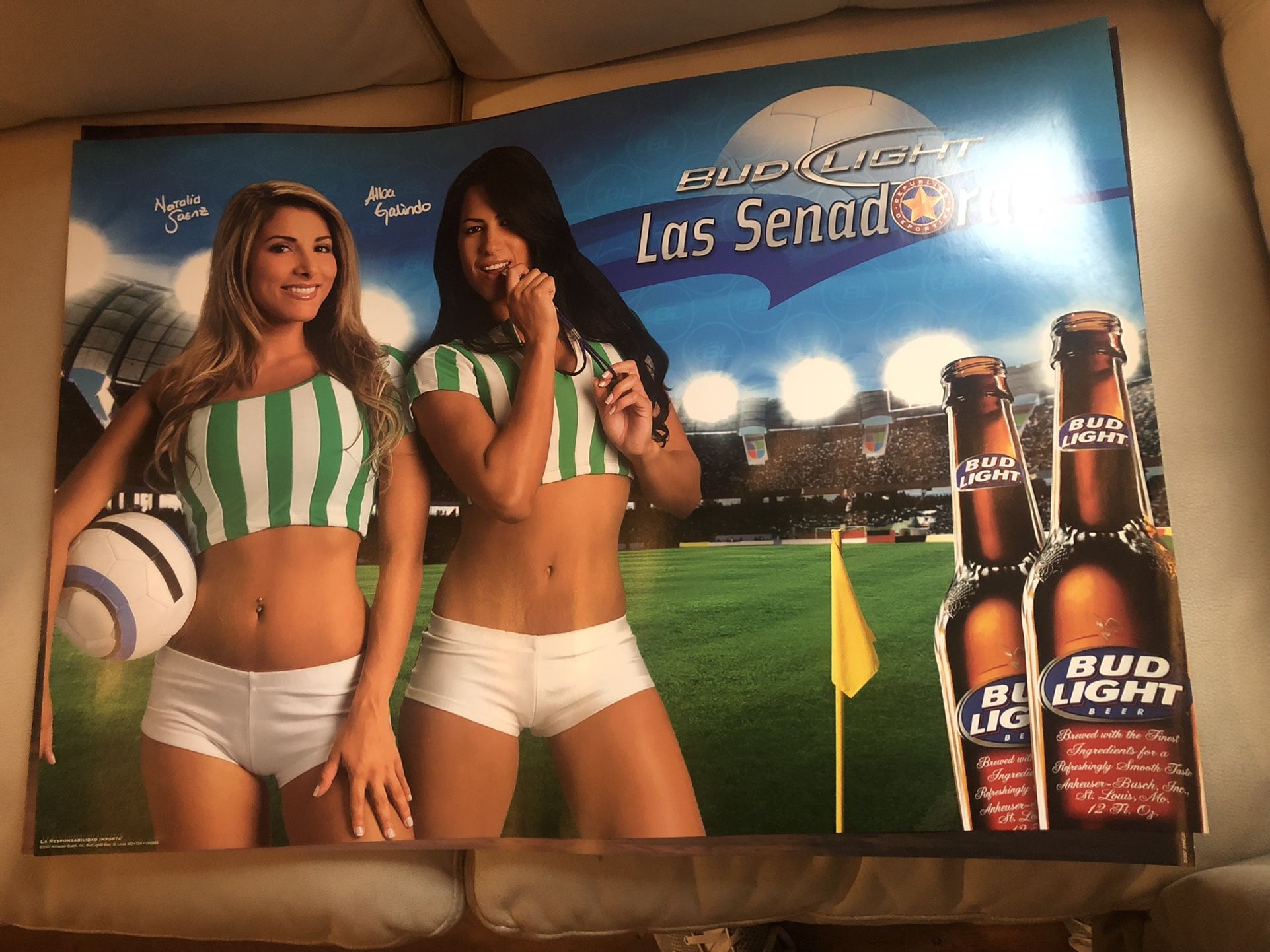 Budweiser Beer Poster - 19" X 27"