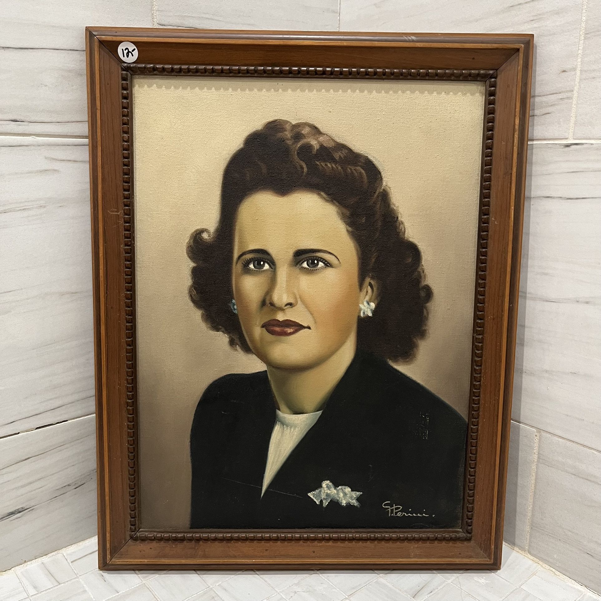 Vintage Portrait of A Beautiful Woman