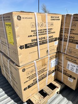 GE® ENERGY STAR® 230/208V Cool Only 12,000 BTU High Mount Built In Room Air Conditioner. New! $500 each. (6 Available) Location: Arlington  Se Habla E