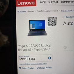 Windows 11 Lenovo yoga 6 Ryzen 7