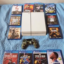 In Great Conditions PS4 500GB $150! The Playstation 4 1,000GB $175! Looking to sell all Separately $15! Per Great Game & $10! Regular Game all work