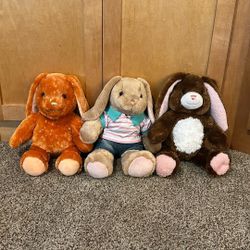 Build A Bear BABW New Pawlette Pumpkin Spice Sparkle Bunny