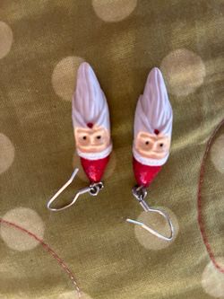 Santa Claus Novelty Drop Earrings