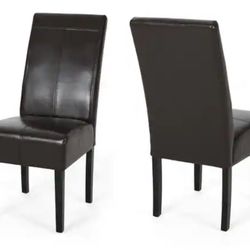 Modern Faux Leather Waterproof Upholstered Dining Chair